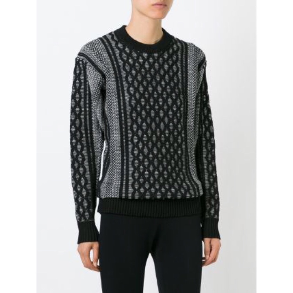 T BY ALEXANDER WANG Cable Knit Sweater